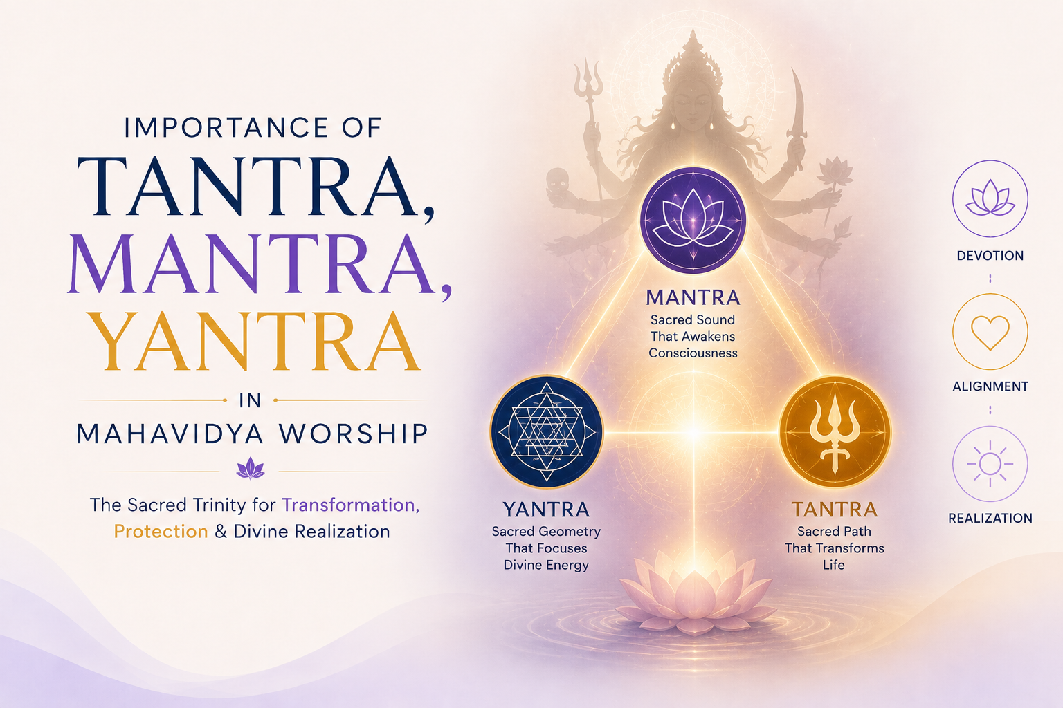 Importance of Tantra, Mantra, Yantra in Mahavidya Worship