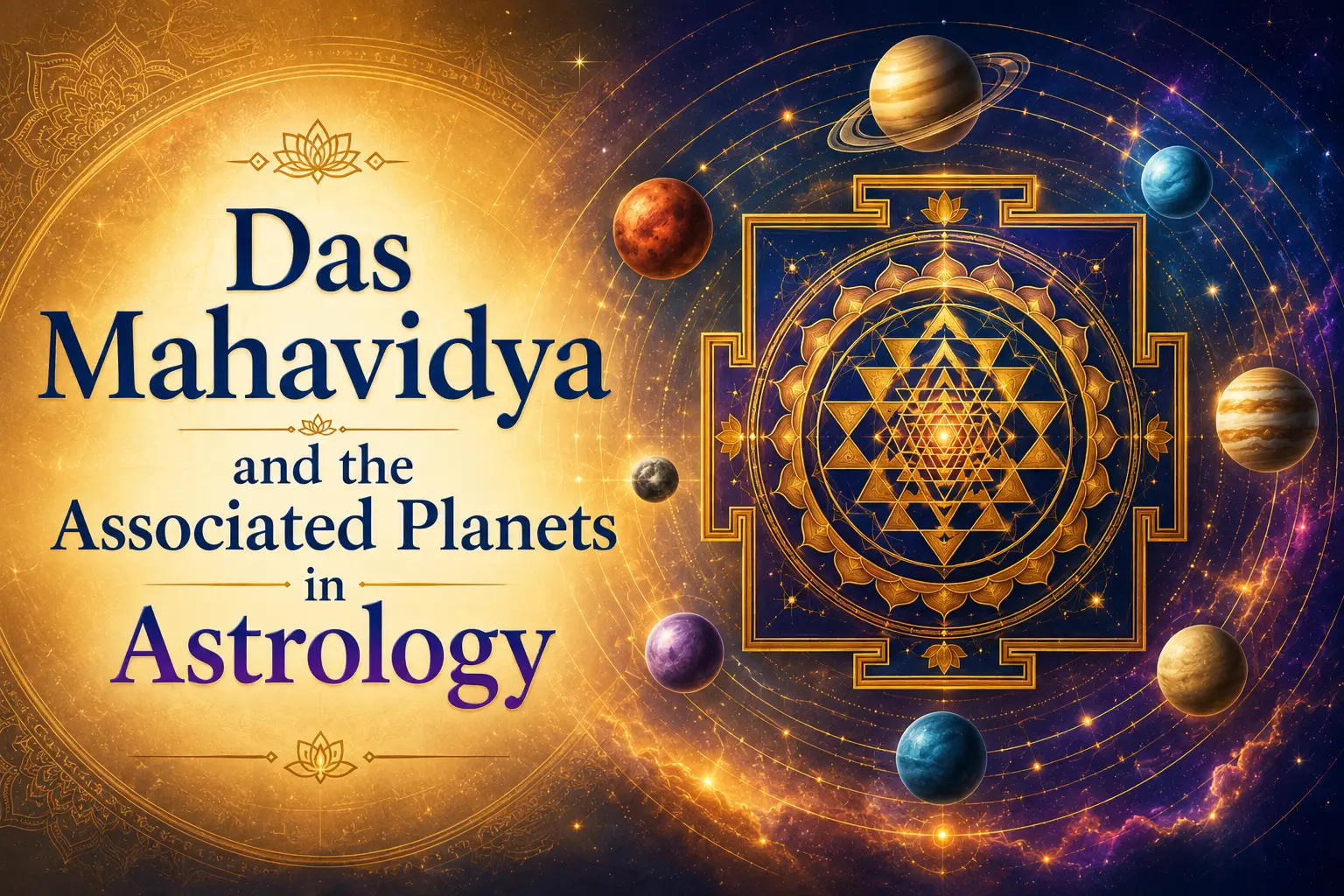 Das Mahavidya and the Associated Planets