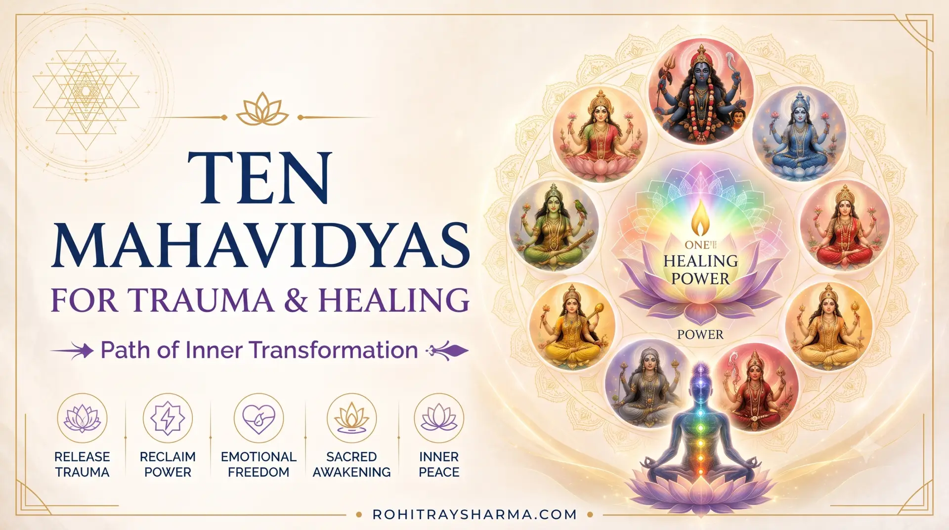 The Stages of Spiritual Awakening Through the Das Mahāvidyās